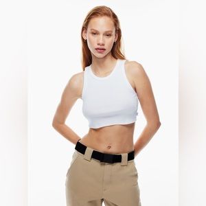 Tna - Ribbed Cropped Racer Tank